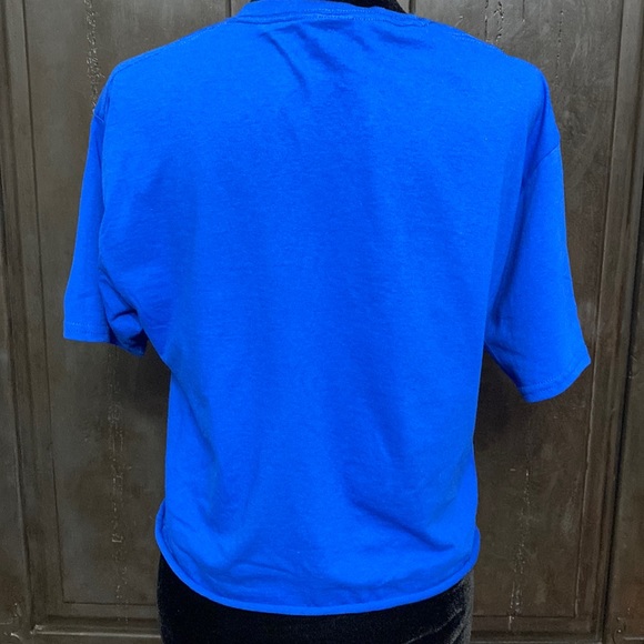 Hope Means Nothing - cut off Blue Radical Smiley T-Shirt - size Medium - Picture 3 of 7